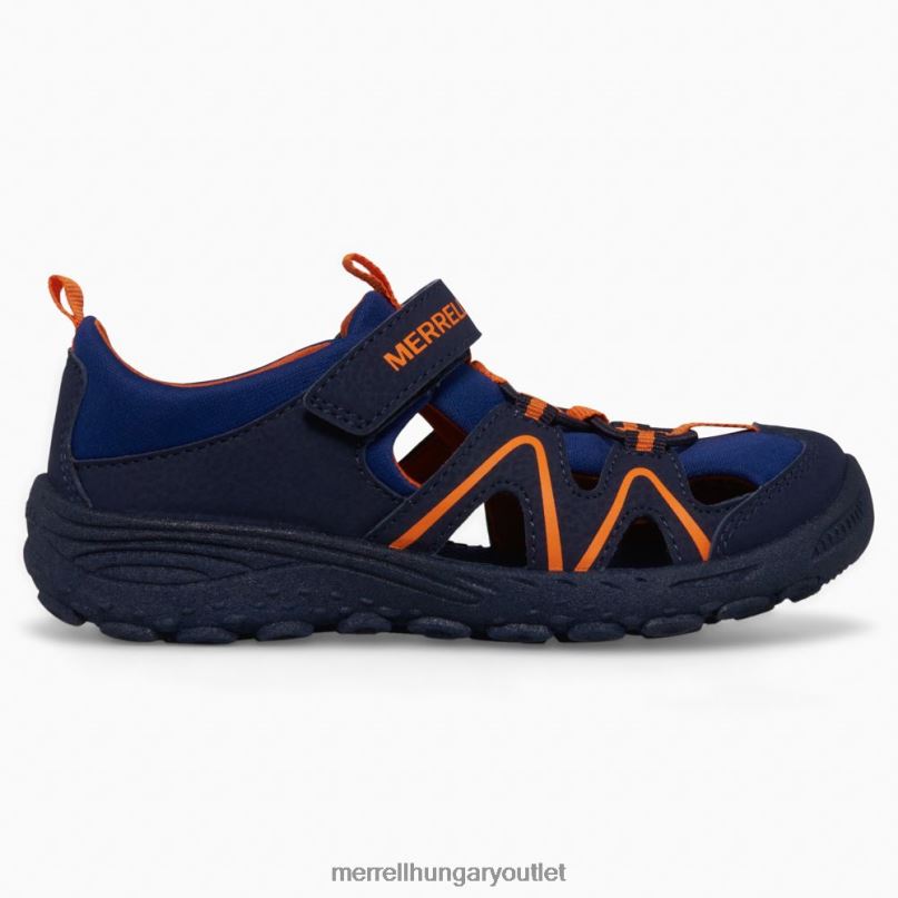 gyerekek Merrell sötétkék/narancs vízi felfedező cipő H06N01410