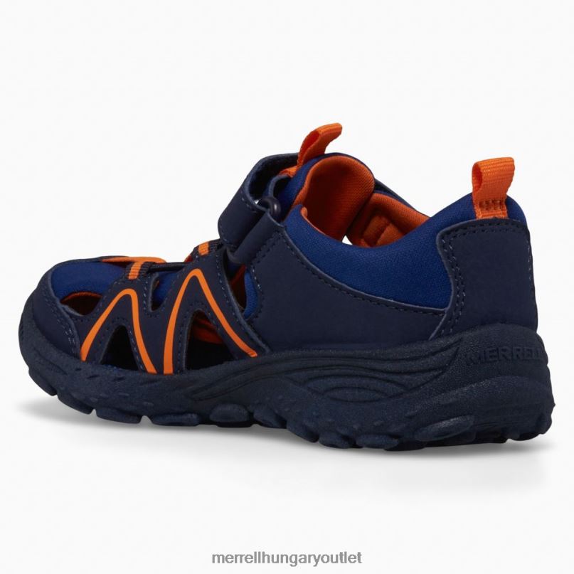 gyerekek Merrell sötétkék/narancs vízi felfedező cipő H06N01410