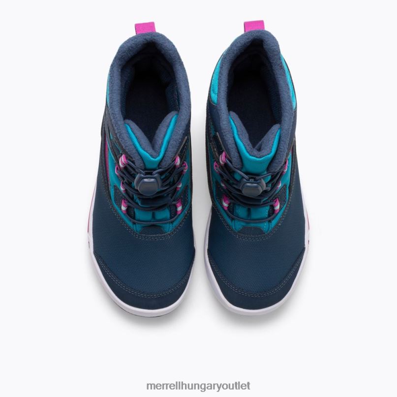gyerekek Merrell sötétkék/türkiz hópart 3.0 csomagtartó cipő H06N01483