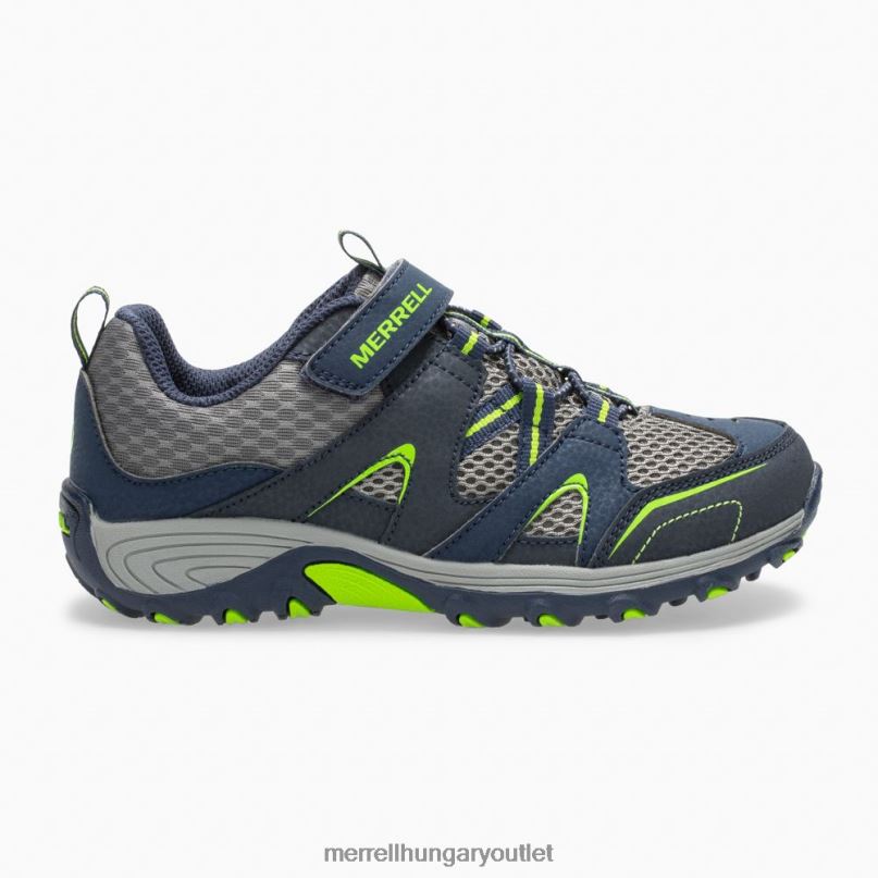 gyerekek Merrell sötétkék/zöld nyomkereső cipő cipő H06N01464
