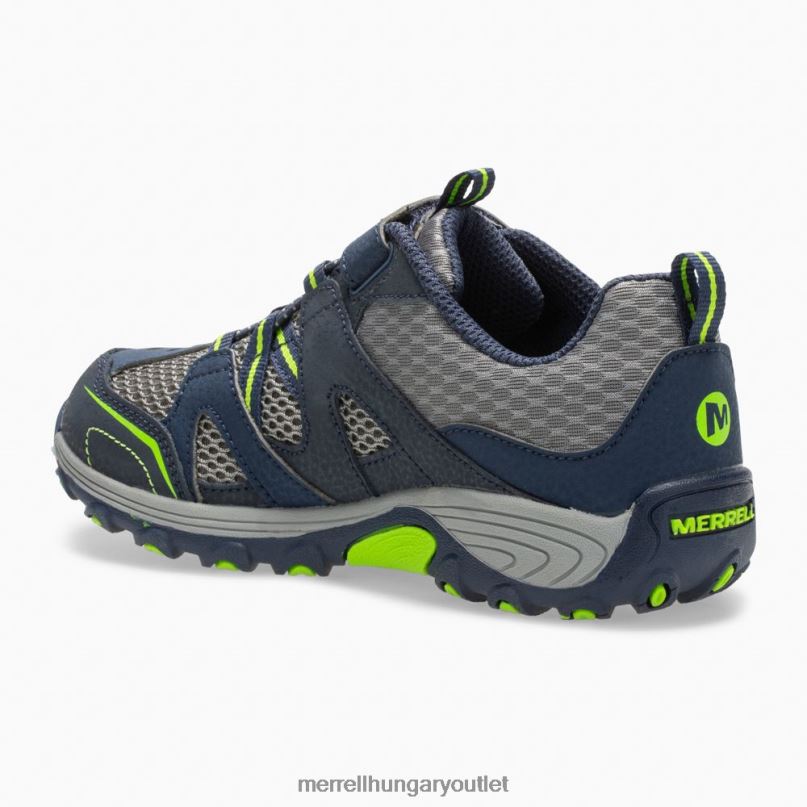 gyerekek Merrell sötétkék/zöld nyomkereső cipő cipő H06N01464