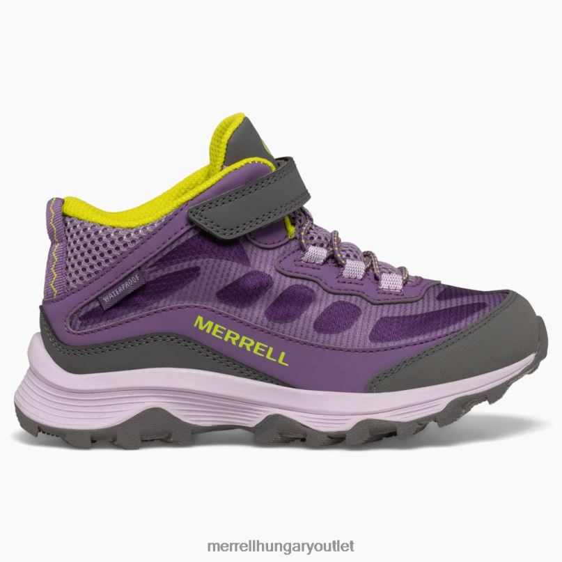 gyerekek Merrell szőlő kadét moab sebesség mid légkondicionálás vízálló cipő H06N01386