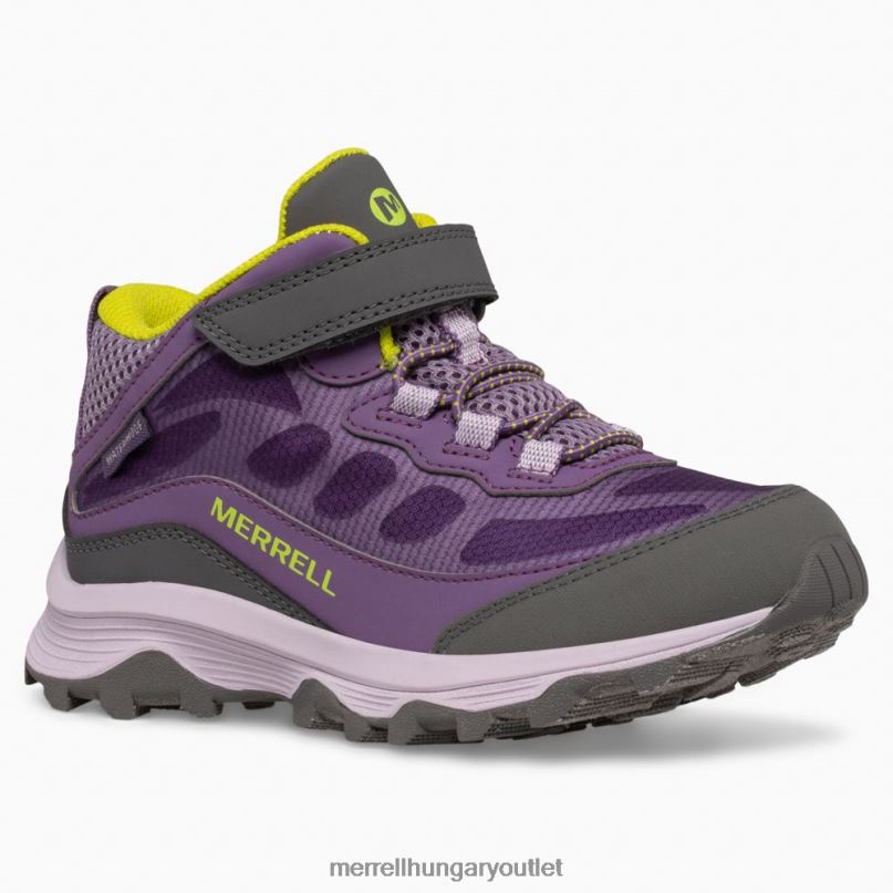 gyerekek Merrell szőlő kadét moab sebesség mid légkondicionálás vízálló cipő H06N01386