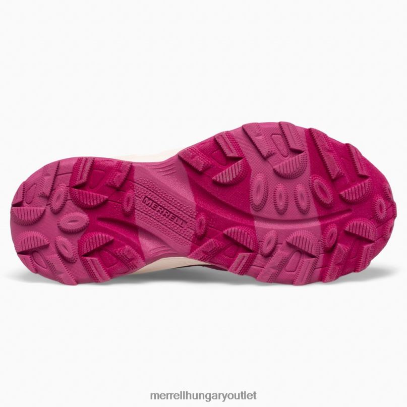 gyerekek Merrell szürke/bogyó moab sebesség alacsony vízálló cipő H06N01376