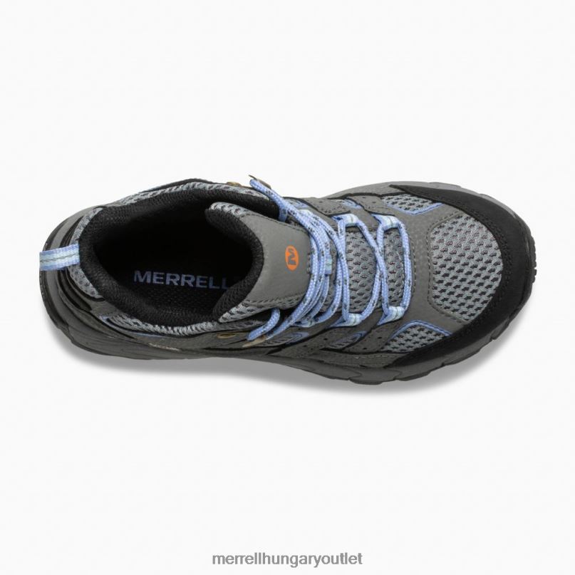 gyerekek Merrell szürke/fátyol moab 2 mid vízálló csizma cipő H06N0804