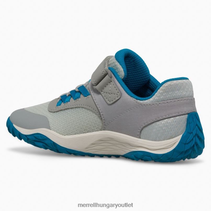 gyerekek Merrell szürke/kék/lime trail kesztyű 7 a/c cipő H06N01442