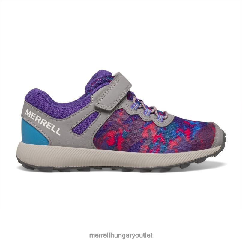 gyerekek Merrell szürke/multi nova 2 tornacipő cipő H06N0784