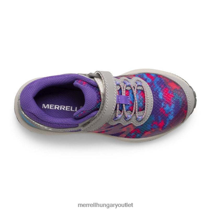 gyerekek Merrell szürke/multi nova 2 tornacipő cipő H06N0784