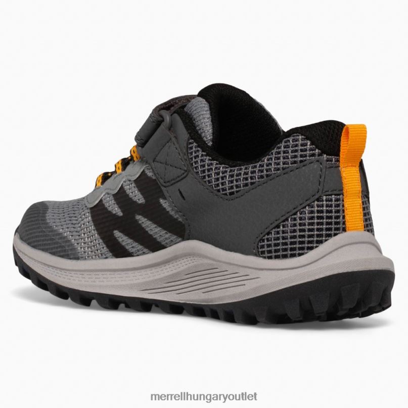 gyerekek Merrell szürke/narancs nova 3 tornacipő cipő H06N01356