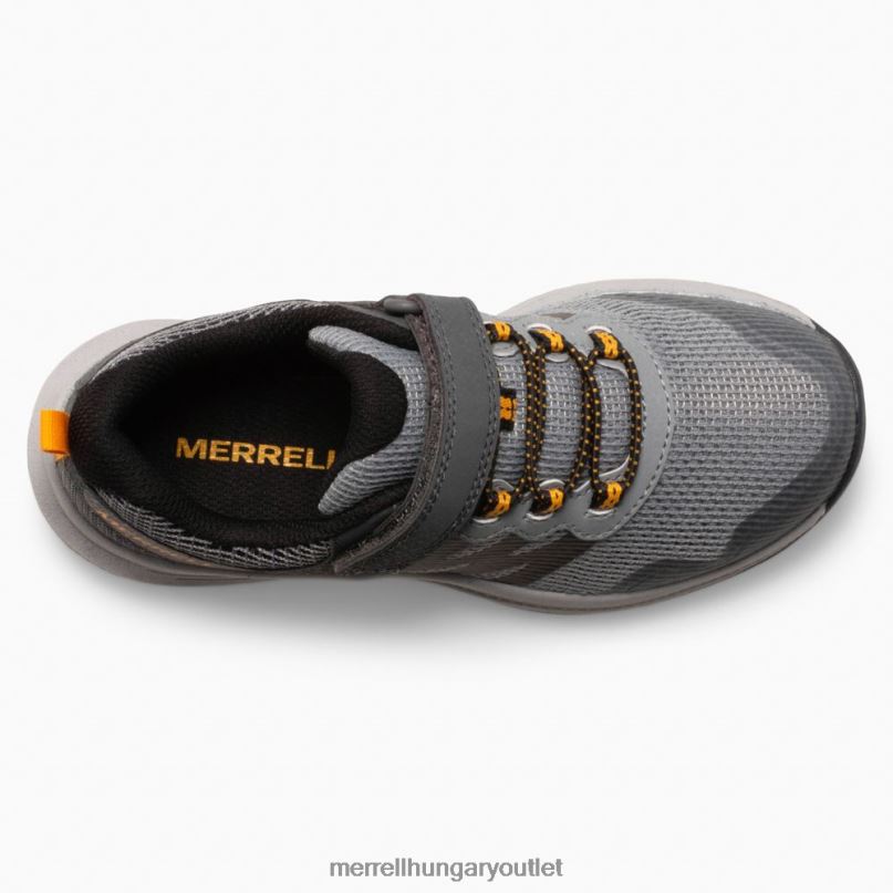 gyerekek Merrell szürke/narancs nova 3 tornacipő cipő H06N01356