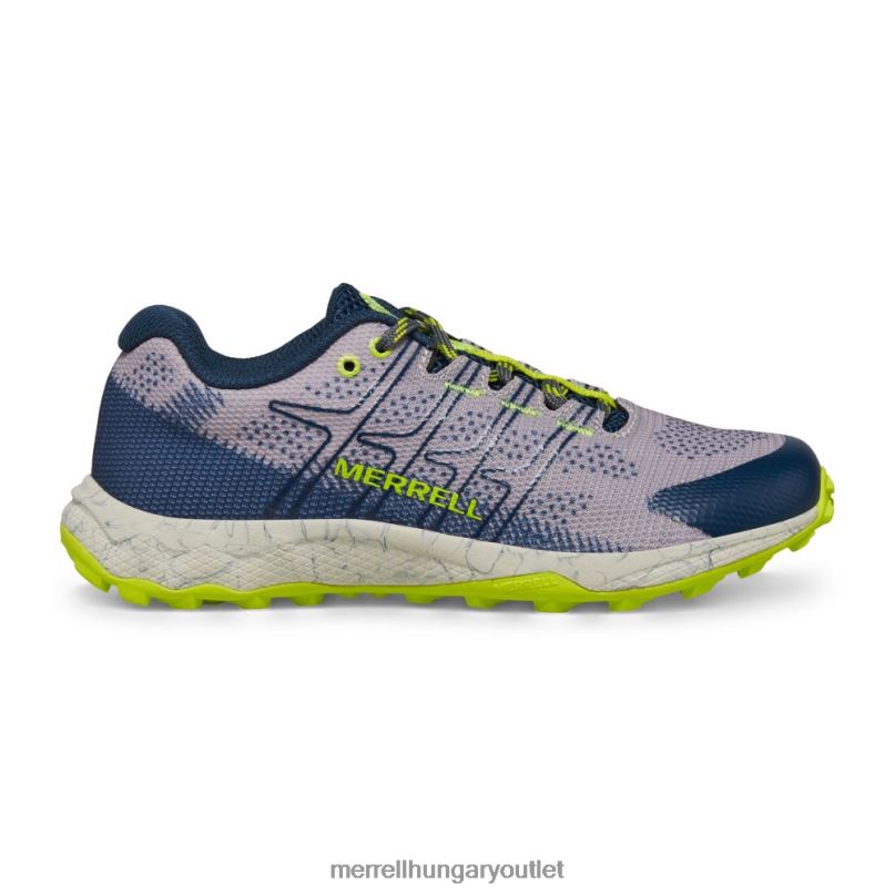 gyerekek Merrell szürke/navy/citron moab járat alacsony cipő H06N01437