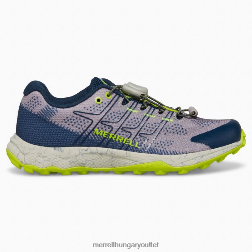 gyerekek Merrell szürke/navy/citron moab járat alacsony légkondicionálás cipő H06N01388