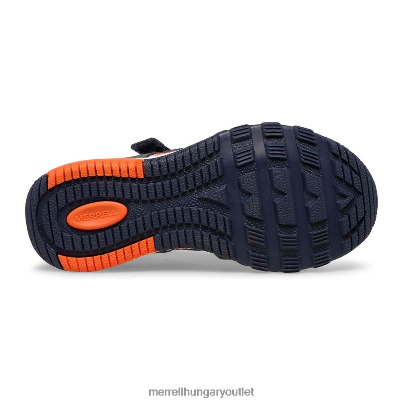 gyerekek Merrell szürke/tengerszín hydro free roam chroma monarch szandál cipő H06N01503