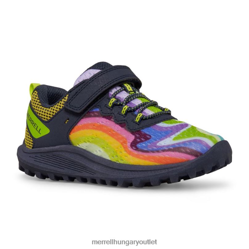 gyerekek Merrell szivárvány hegyek 4 nova 3 tornacipő cipő H06N01360