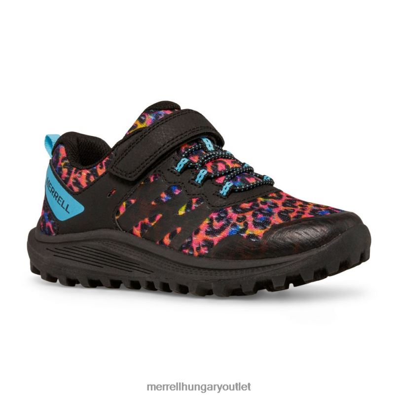 gyerekek Merrell szivárvány leopárd nova 3 tornacipő cipő H06N01359