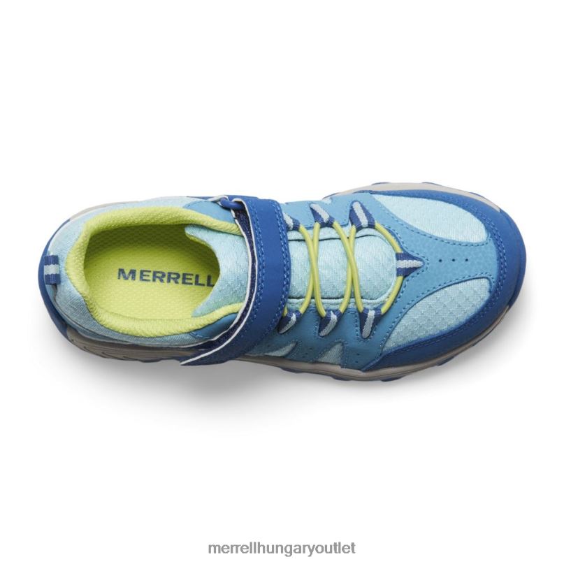 gyerekek Merrell türk/lime outback low 2 tornacipő cipő H06N01454