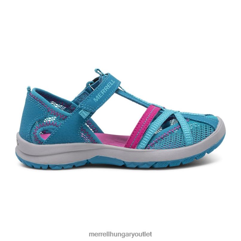 gyerekek Merrell türkiz szitakötős szandál cipő H06N01416