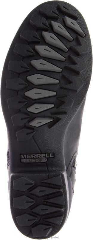 nők Merrell fekete/szén chateau ii mid pull vízálló cipő H06N01151