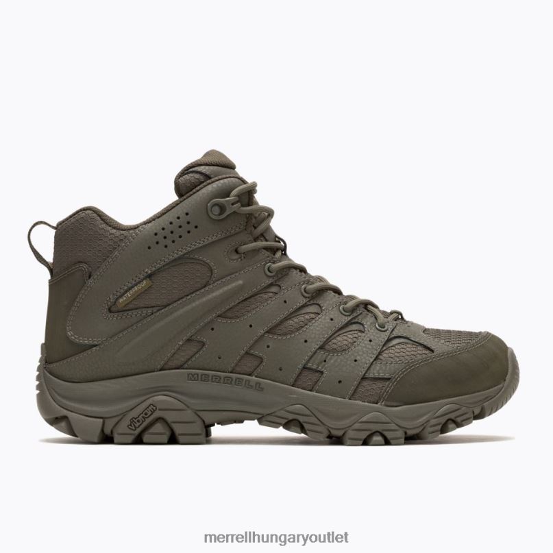 nők Merrell sötét olajbogyó moab 3 mid tactical vízálló cipő H06N0122