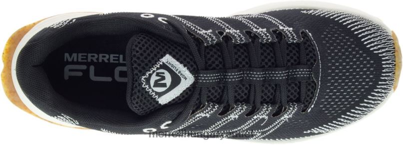 nők Merrell fekete-fehér moab flight eco festék széles szélességben cipő H06N0674