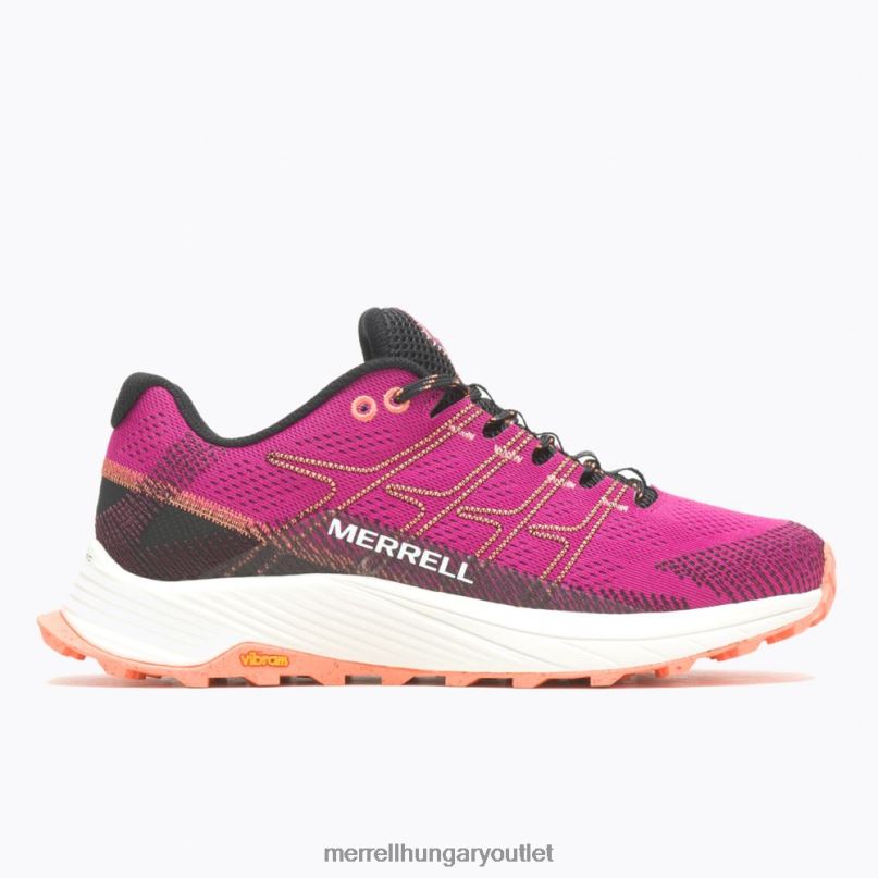 nők Merrell fukszia/fekete moab repülés cipő H06N0968