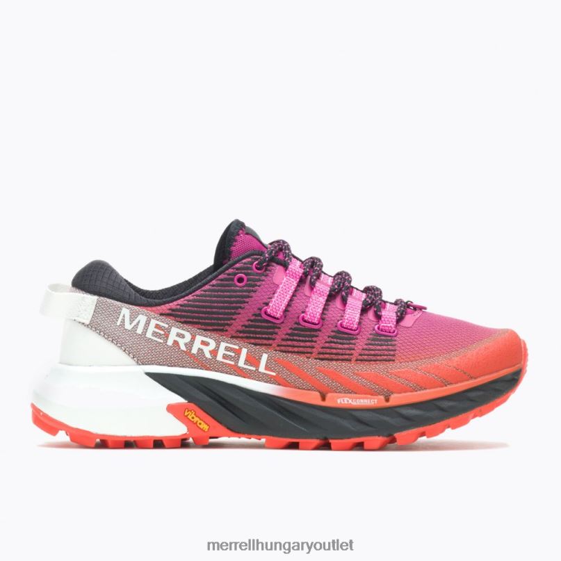 nők Merrell fukszia/mandarin agility csúcs 4 cipő H06N0925