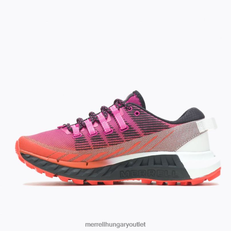 nők Merrell fukszia/mandarin agility csúcs 4 cipő H06N0925
