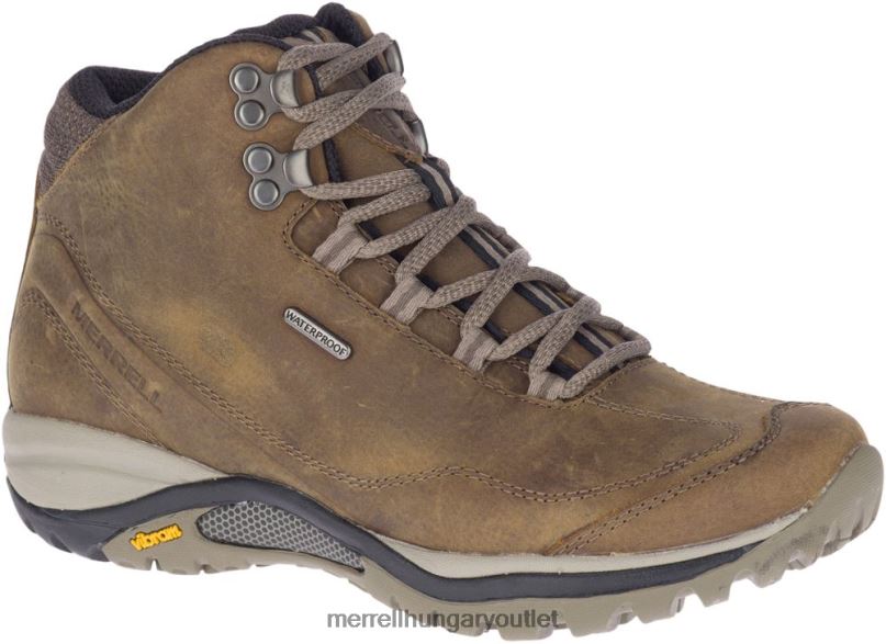 nők Merrell brindle/boulder sziréna utazó 3 közép vízálló széles szélesség cipő H06N01316