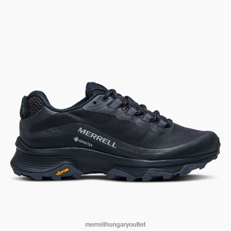 nők Merrell fekete/aszfalt moab sebesség gore-tex cipő H06N0983