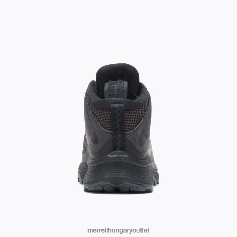 nők Merrell fekete/aszfalt moab sebesség közepes gore-tex cipő H06N0877