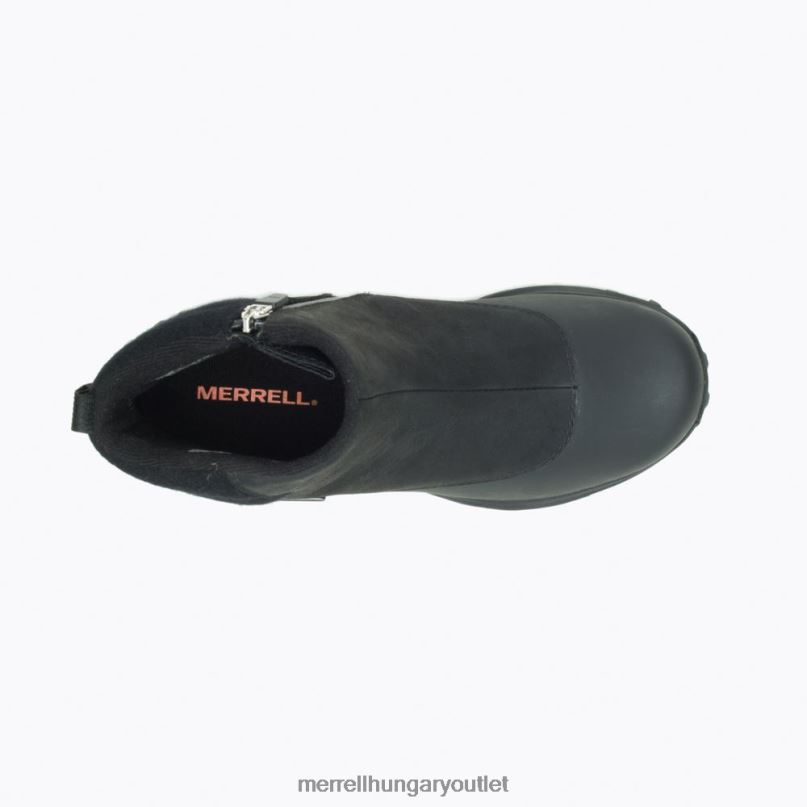 nők Merrell fekete/csatorna thermo kiruna mid zip vízálló cipő H06N01328