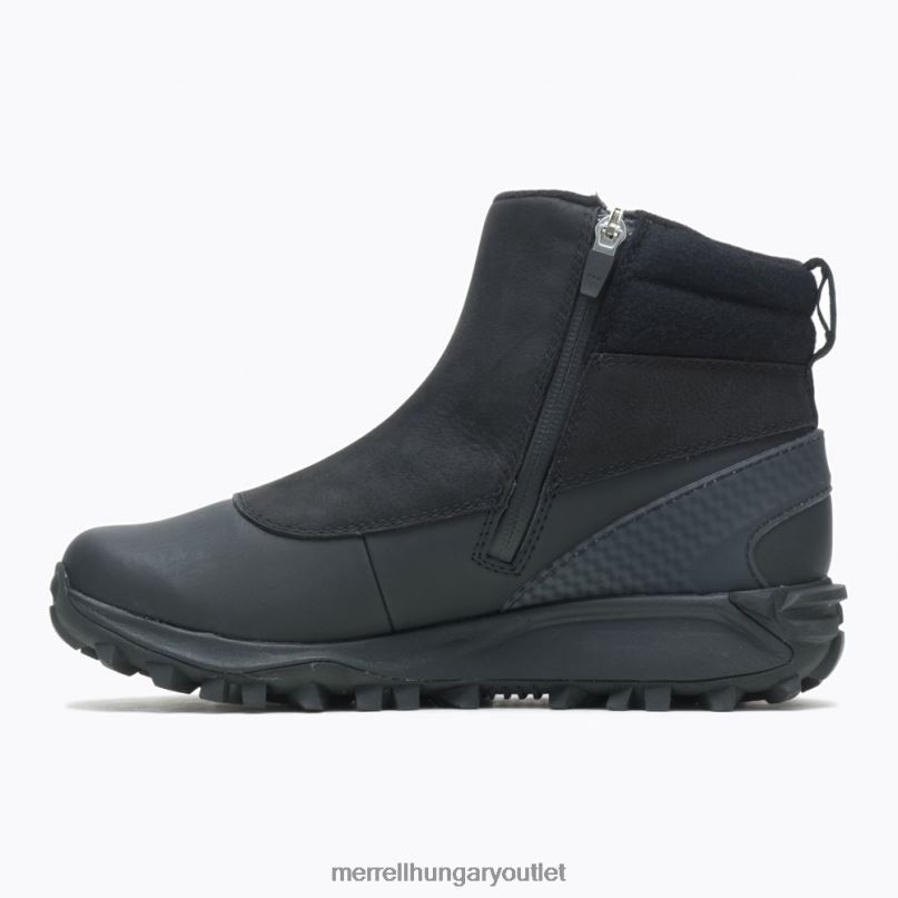 nők Merrell fekete/csatorna thermo kiruna mid zip vízálló cipő H06N01328