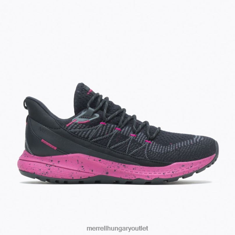 nők Merrell fekete/fukszia bravada 2 vízálló cipő H06N0903