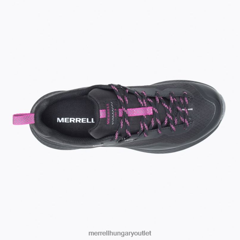 nők Merrell fekete/fukszia mqm 3 gore-tex cipő H06N0843