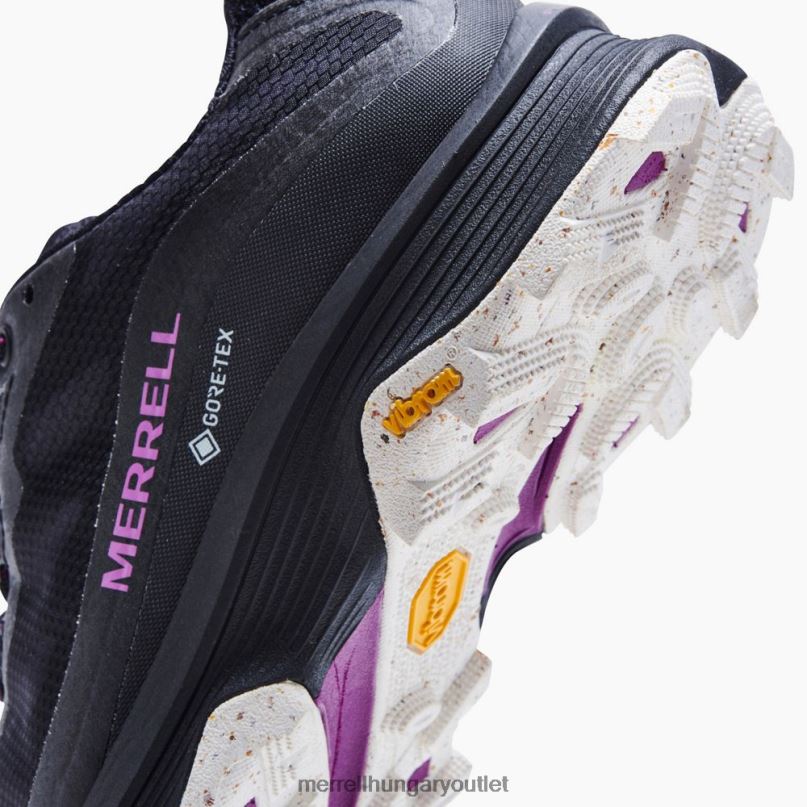 nők Merrell fekete moab sebesség gore-tex cipő H06N0982