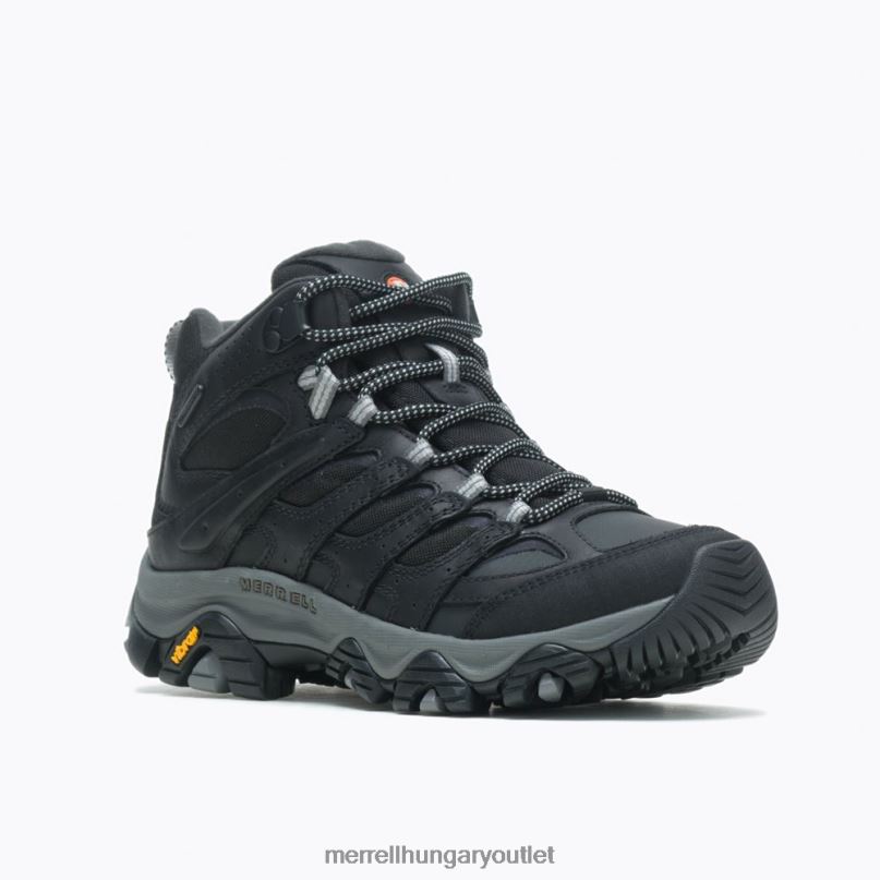 nők Merrell fekete/paloma moab 3 thermo mid vízálló cipő H06N01223