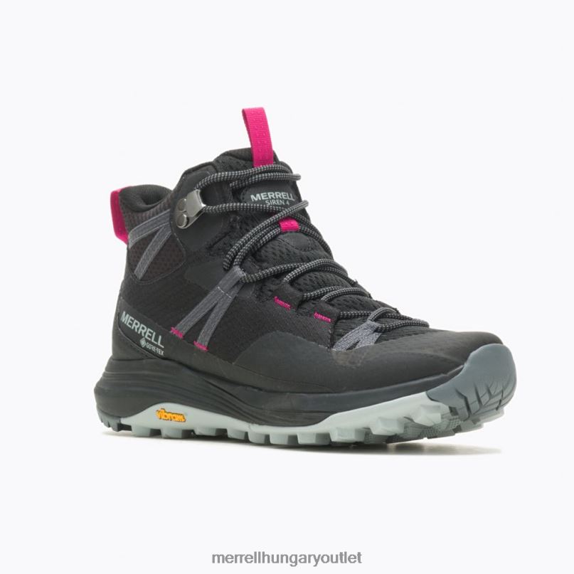 nők Merrell fekete sziréna 4 mid gore-tex cipő H06N0831