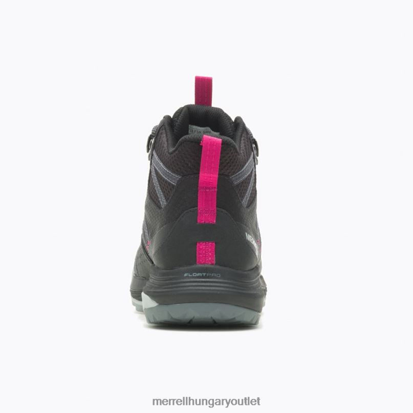 nők Merrell fekete sziréna 4 mid gore-tex cipő H06N0831