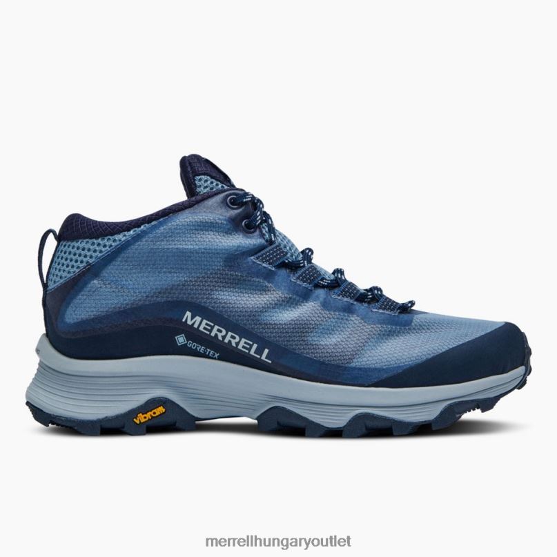 nők Merrell haditengerészet moab sebesség közepes gore-tex cipő H06N0879