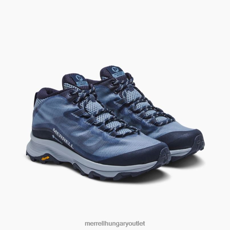 nők Merrell haditengerészet moab sebesség közepes gore-tex cipő H06N0879