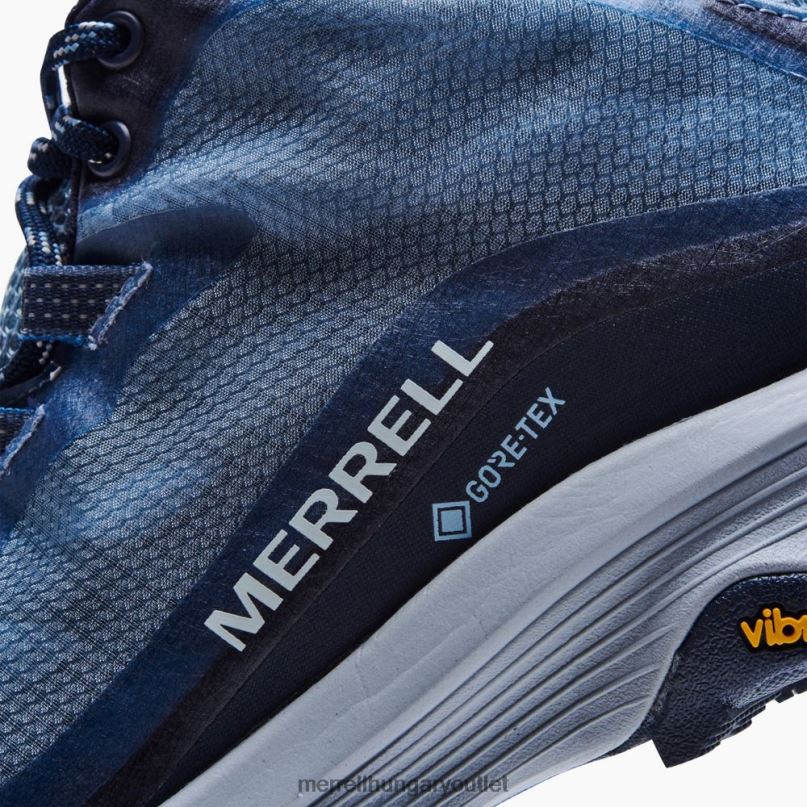 nők Merrell haditengerészet moab sebesség közepes gore-tex cipő H06N0879