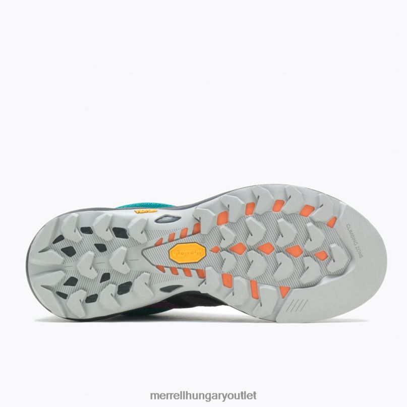 nők Merrell mandarin / kékeszöld mqm 3 mid gore-tex cipő H06N01167