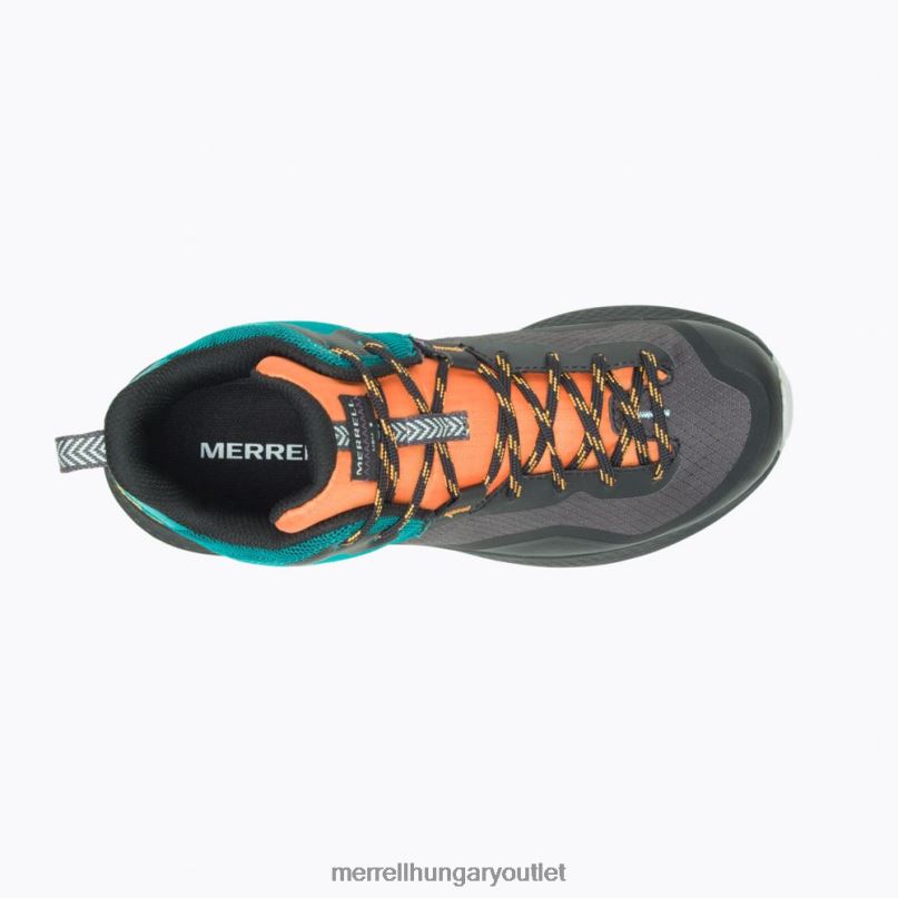 nők Merrell mandarin / kékeszöld mqm 3 mid gore-tex cipő H06N01167