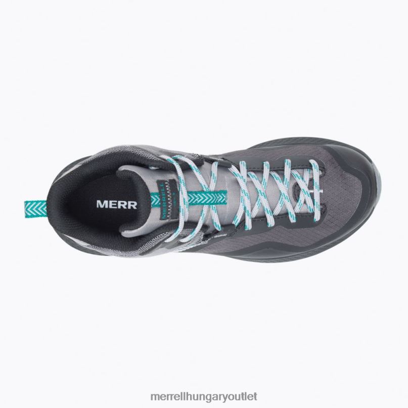 nők Merrell szén / kékeszöld mqm 3 mid gore-tex cipő H06N01166
