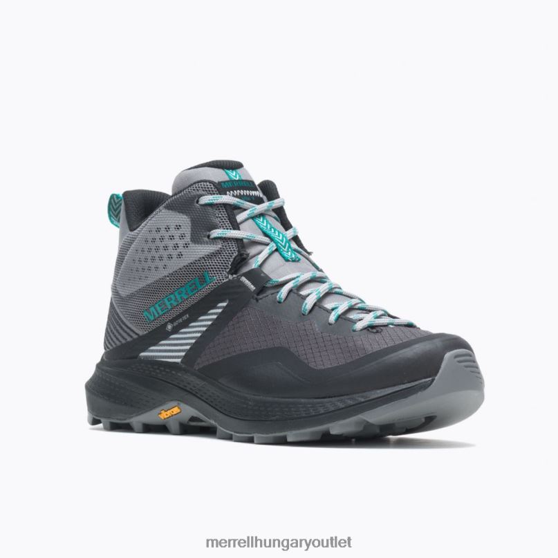 nők Merrell szén / kékeszöld mqm 3 mid gore-tex cipő H06N01166
