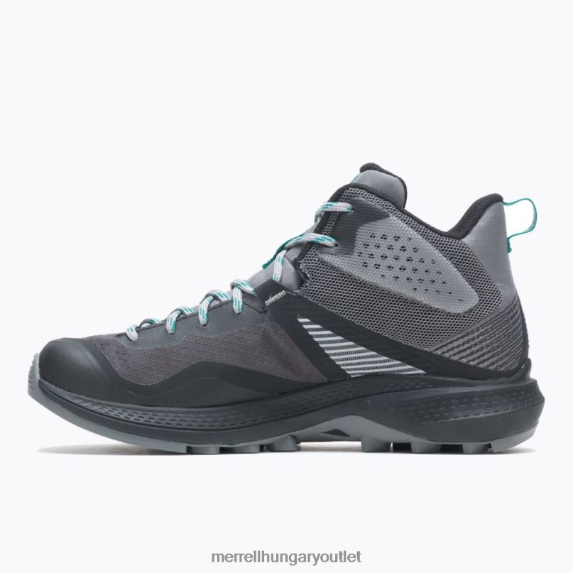 nők Merrell szén / kékeszöld mqm 3 mid gore-tex cipő H06N01166