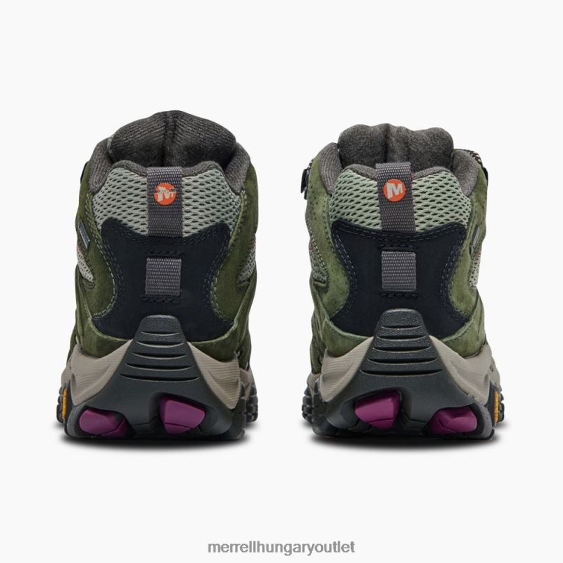 nők Merrell zuzmó/eperfa moab 3 mid gore-tex cipő H06N0899