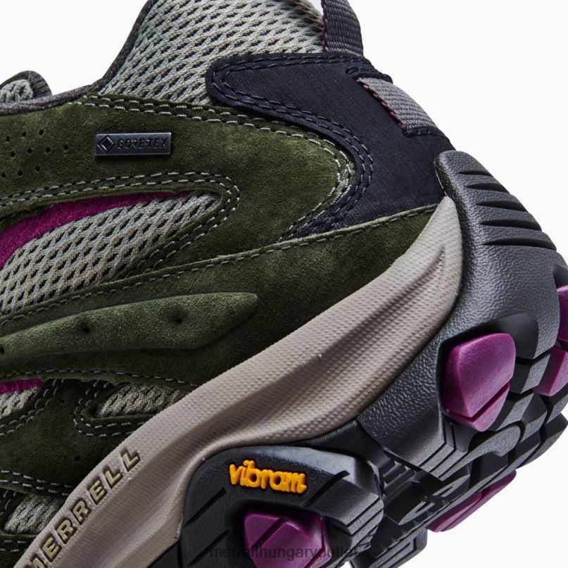 nők Merrell zuzmó/eperfa moab 3 mid gore-tex cipő H06N0899
