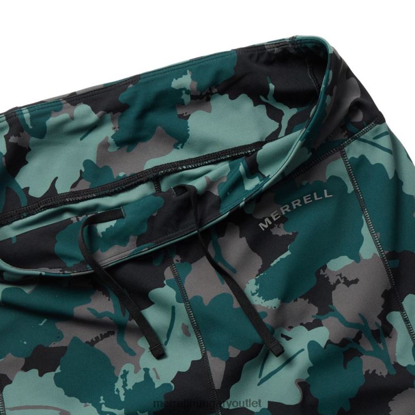 nők Merrell tengeri moha levélnyomat trail running legging ruhák H06N01194