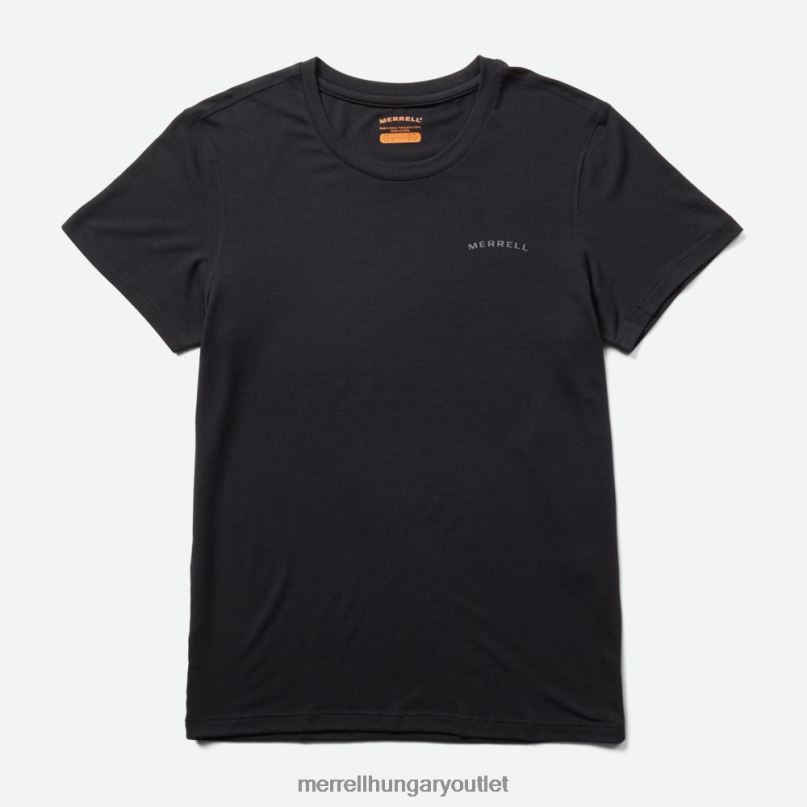 nők Merrell fekete mindennapi póló tencellel ruhák H06N01002